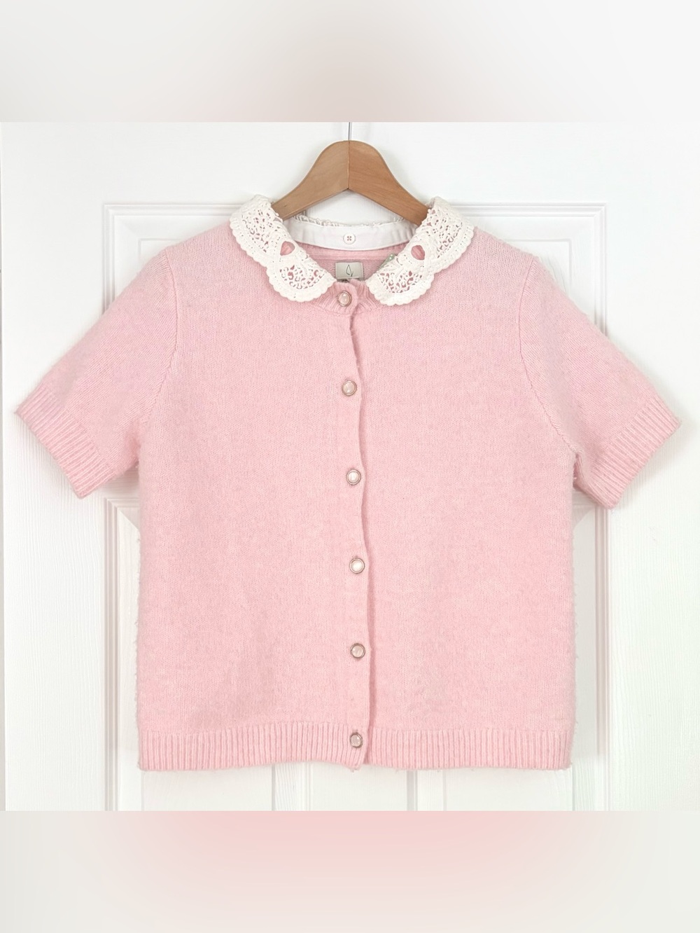 NEW Joie Cardigan with Lace Collar Size M